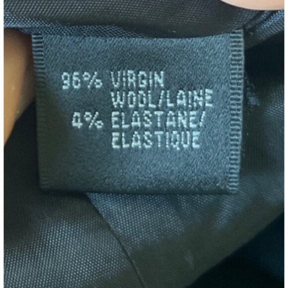 Lafayette 148 Womens Blazer 8 Knit Virgin Wool Fitted Office Minimalist Preppy - Picture 8 of 9